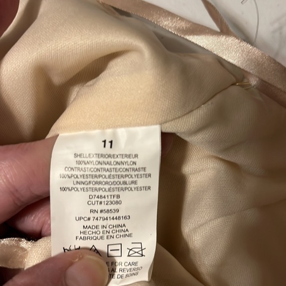 Speechless fit and flare gold lace dress., sz11 - Picture 11 of 12